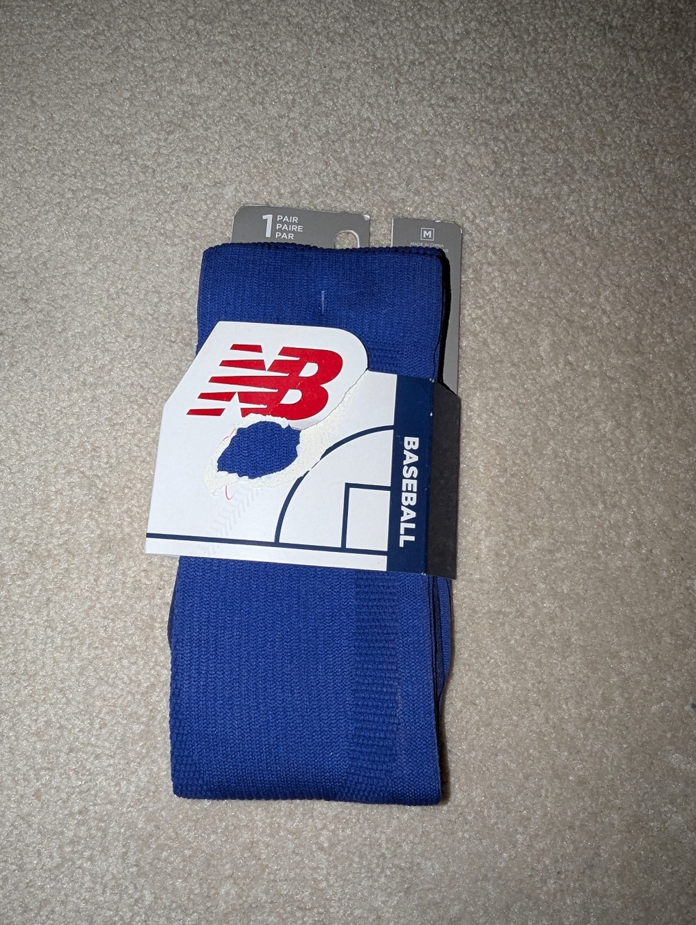 Nwt New Balance Men's Baseball Socks Adult Size Medium